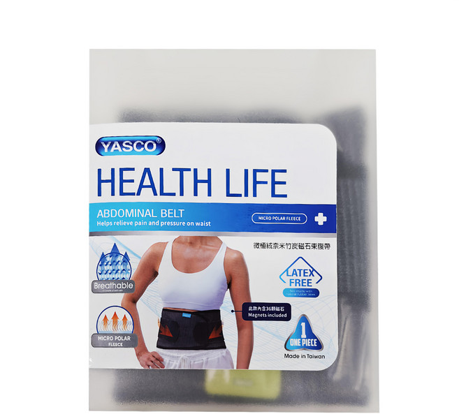 YASCO 昭惠 醫療護具 未滅菌 微植絨奈米竹炭磁石束腹帶 84525-A, 1個
