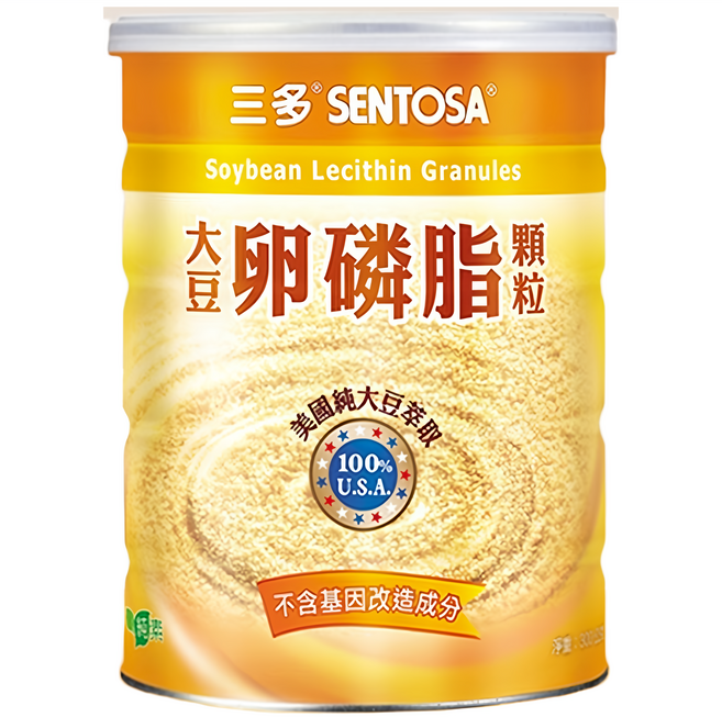 SENTOSA 三多 大豆卵磷脂顆粒 純素, 300g, 1罐