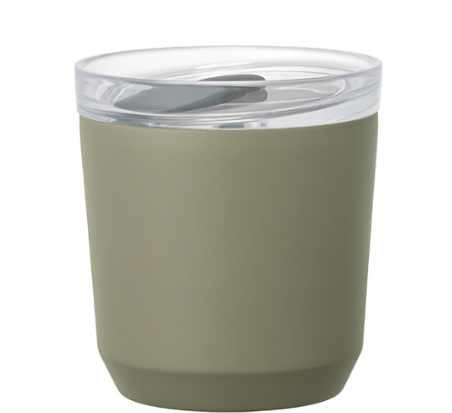 KINTO TO GO TUMBLER 保溫隨行杯 2023年全新栓蓋版, 灰綠色, 240ml, 1個