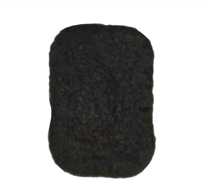 WANOCHIKARA 和之力 山本農場 蒟蒻QQ海綿全身用 9 x 6.5 x 3cm, 備長炭, 1個