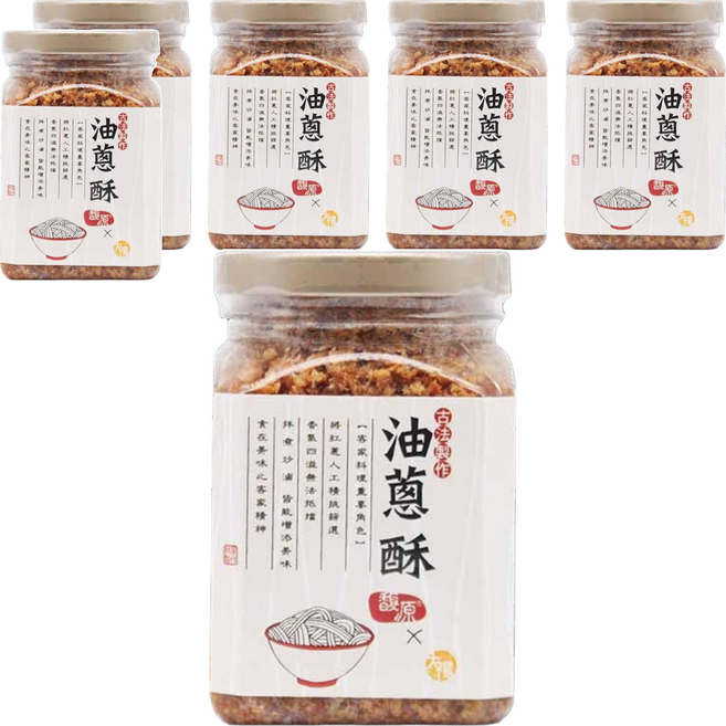 SUNFOOD 太禓食品 古法製作油蔥酥, 300g, 6罐