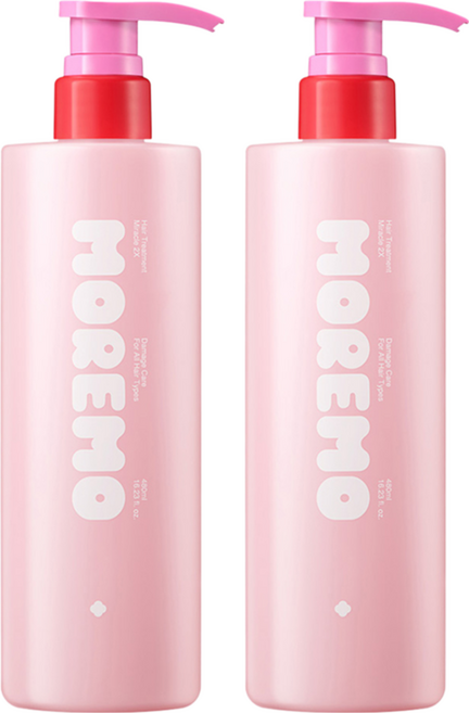 moremo 奇蹟護髮素 2X, 480ml, 2瓶