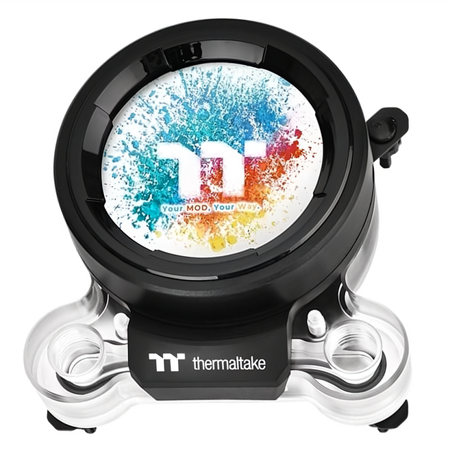 thermaltake 曜越 Pacific MX2 Ultra CPU 水冷頭 液晶顯示 高效散熱 即時監控, 1個