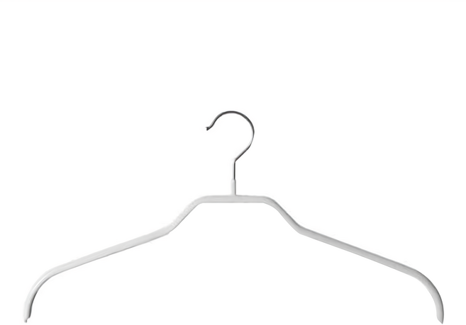 MAWA Silhouette light止滑無痕衣架 42 x 20 x 0.4cm, 黑色, 4支