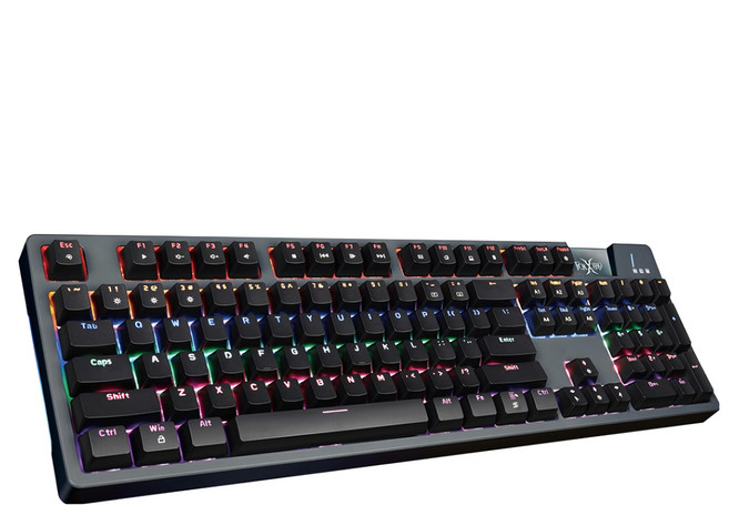 FOXXRAY 狐鐳 塔勒斯戰狐機械電競鍵盤 原廠保固, FXR-HKM-78, 茶軸, Black