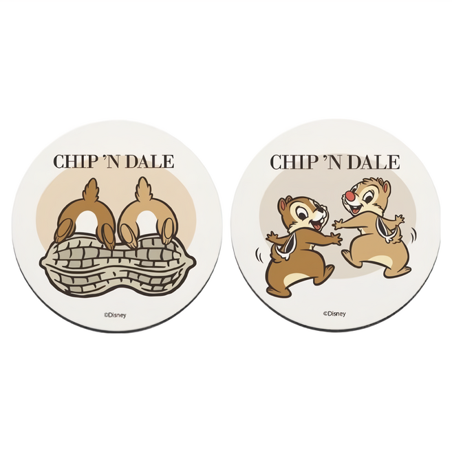 收納王妃 軟式硅藻土杯墊 2個, 白色 珪藻土 奇奇蒂蒂, 1組