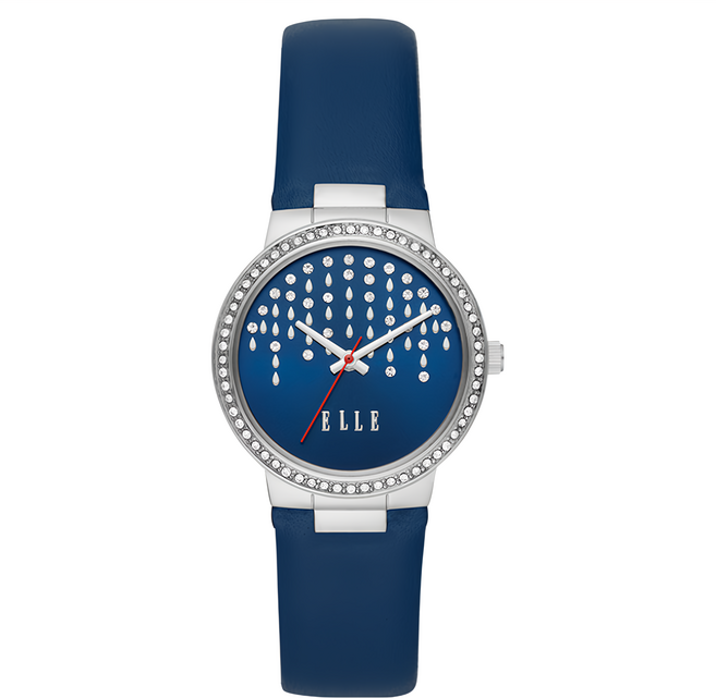 ELLE Bastille 流星閃耀 皮革手錶 ELL23007 手錶 + 錶盒 32mm