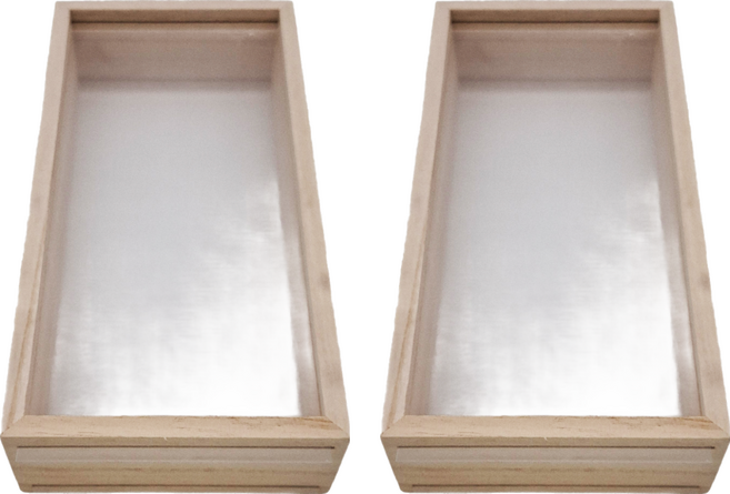 A-ONE 匯旺 中空雙面透明相框, 木質, 2個