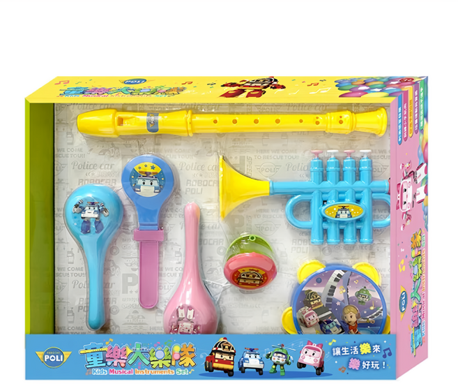 ROBOCAR POLI 波力 童樂大樂隊 3歲以上適用, 多色, 1盒
