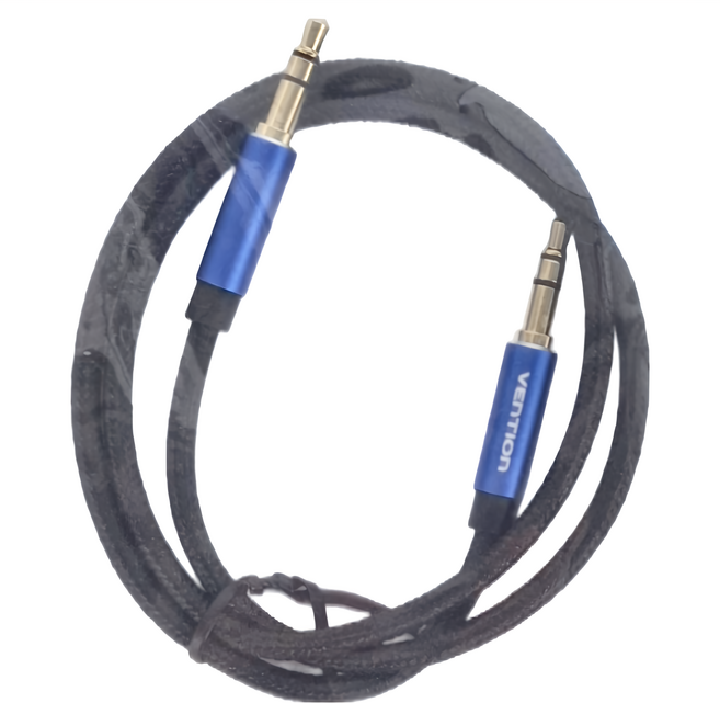 VEnTIOn 威迅 BAW系列 3.5mm 公對公音頻線 0.5m, 藍色, 2條