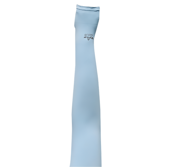 salua 抗UV運動冰袖套 B01-A0020, 水藍色, 1雙