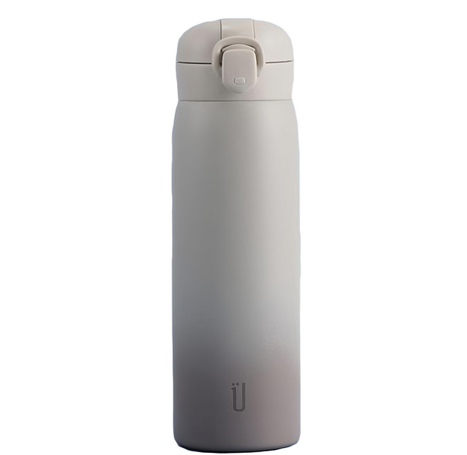 let's cook 樂司廚品 彈蓋輕量保溫瓶 520ml, 漸層灰, 1個