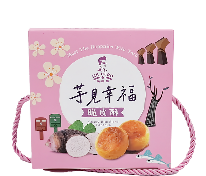 MR.HERO 英雄哥 芋見幸福脆皮酥提盒, 162g, 1入