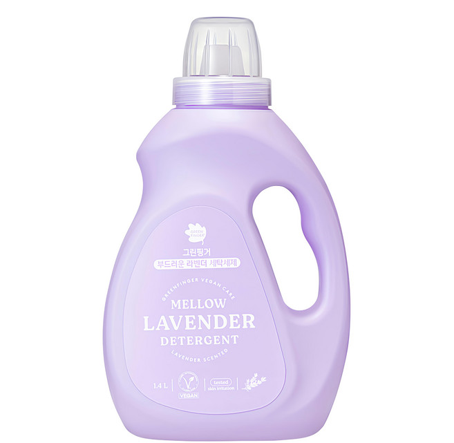 GREEN FINGER 綠手指 洗衣精 薰衣草 1.4L, 1瓶