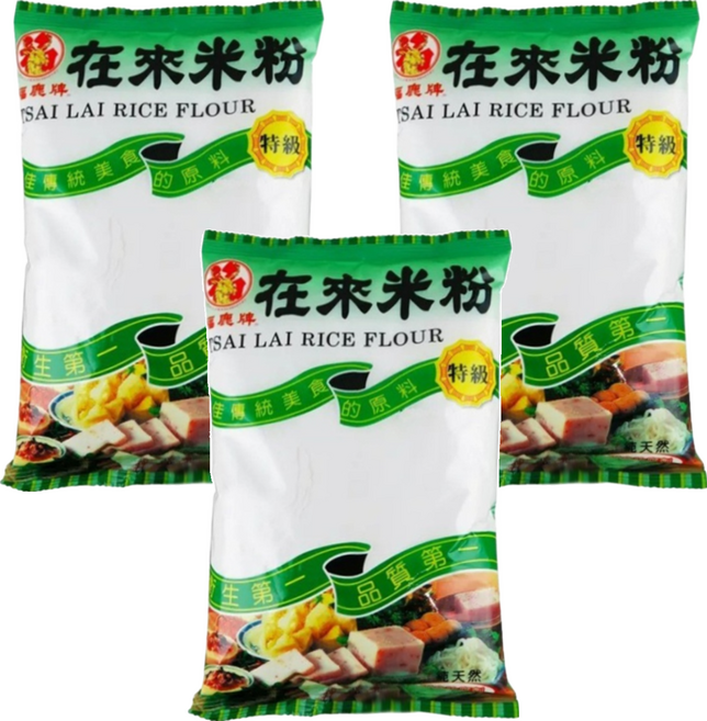 福鹿牌 在來米粉, 600g, 3包