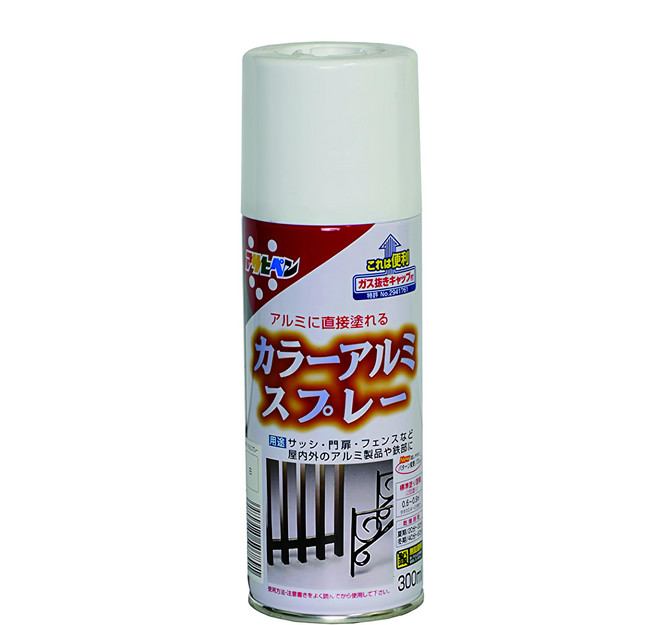 ASAHIPEN 日本鋁面效果噴漆, 白色, 300ml, 1罐