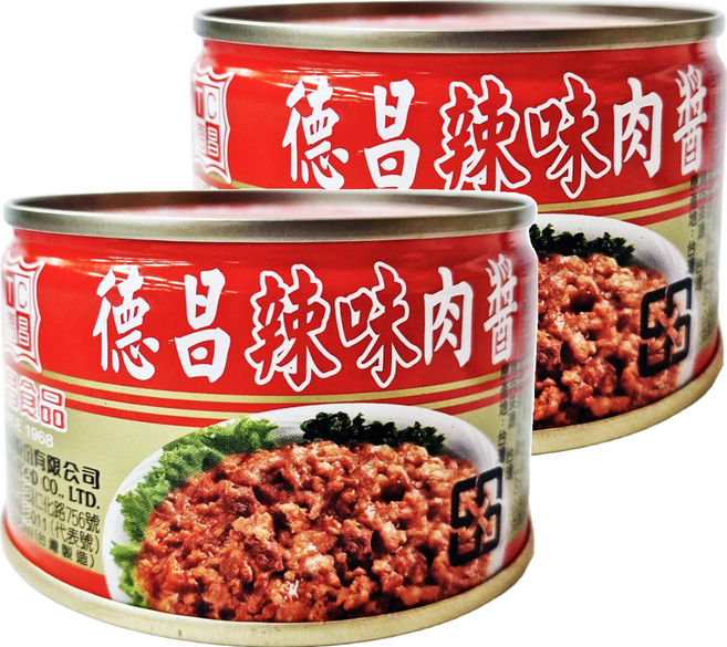 德昌 辣味豬肉醬, 140g, 2罐