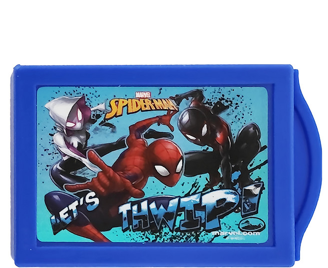 Disney 迪士尼 漫威蜘蛛人魔術盒橡擦 6個, 藍色, 1組