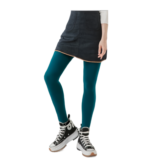 MI MI LEO 保暖素色全包 + 九分褲襪 2件組