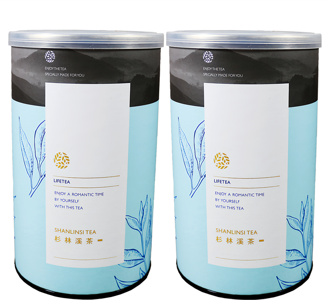 龍源茶品 鑫龍源 杉林溪清香甘醇烏龍茶葉 附提袋, 2罐, 150g, 1入