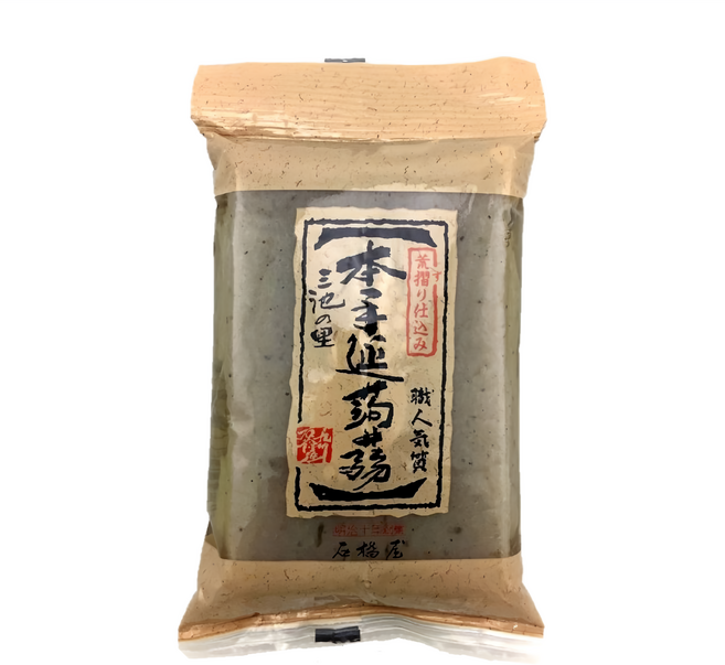 石橋屋 本手延蒟蒻 黑, 400g, 1包