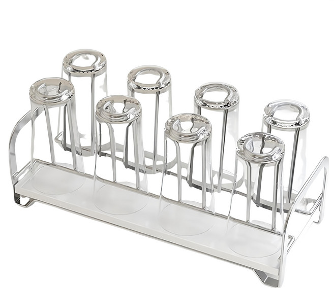 fioJa 費歐家 單層不鏽鋼杯架 811g, 1個, 銀色