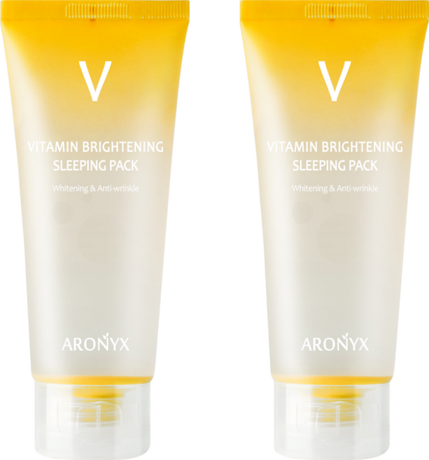 ARONYX 維他命亮白睡眠面膜, 100ml, 2條