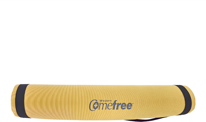 Comefree 雙色瑜珈彈力墊 CF-81900 1.59kg, 芥黃/草綠, 1個