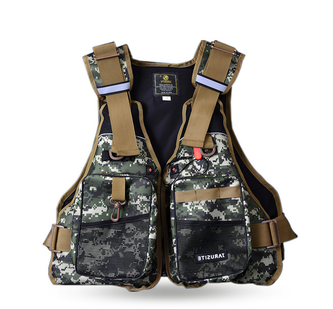 JARUSITE 浮力馬甲 均碼 綠色迷彩 水上運動救生衣, 1件