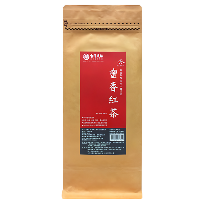 台灣農林 莊園系列 原片立體茶包 蜜香紅茶, 2.5g, 50包, 1袋