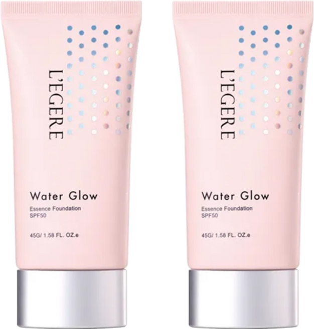 L'EGERE 玩鎂光 輕裸保濕粉凝霜SPF50 45g, 不適用, 2條