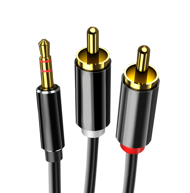 山澤 3.5mm Aux轉2RCA高保真抗干擾音源線 10M, 單一商品, 1條