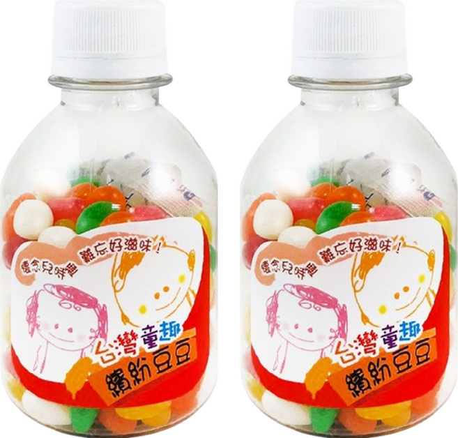 喬鈺 繽紛豆豆糖, 125g, 2罐