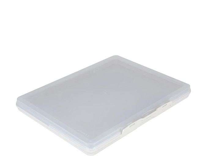 SYSmAX 兩用A4文件收納盒 S, 透明色, 1個