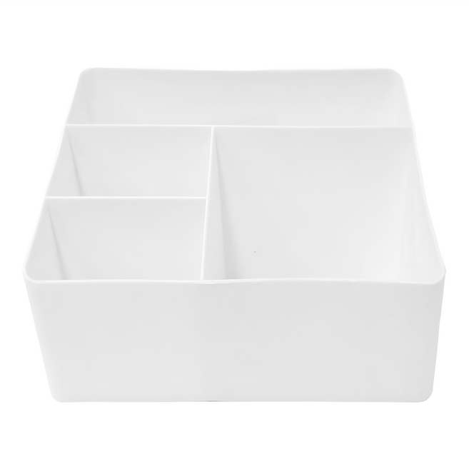 Green Bell 綠貝 桌面收納盒 白色 簡約設計 多格式收納, 1個