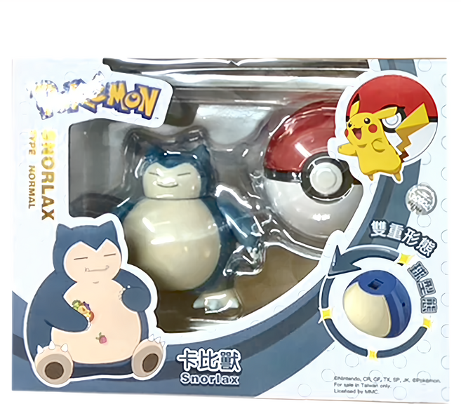 庄臣 PoKeMoN 寶可夢 變形系列 卡比獸模型, 1個
