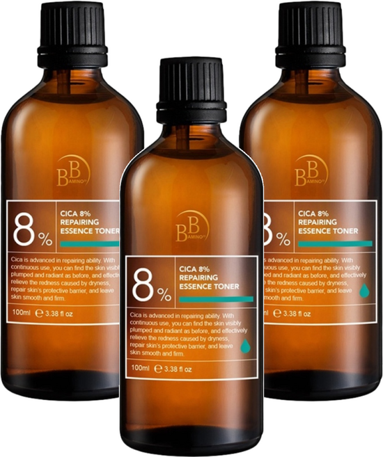 BB AMINO 科研 8%CICA積雪草修護精華水, 100ml, 3瓶