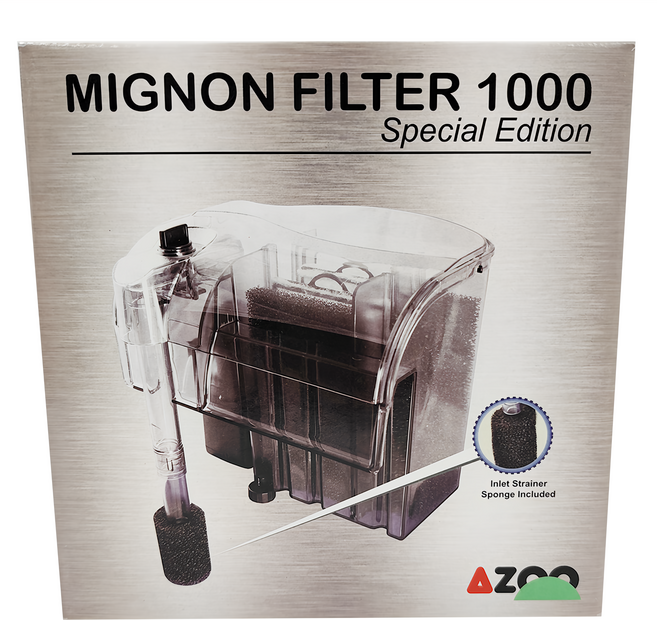 AZOO 愛族 小型外掛過濾器 AZ13115 40~60cm水族缸適用, 8W, 1個