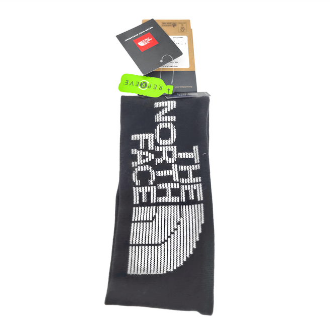 THE NORTH FACE REVERSIBLE H HEADBAND PRIMALOFT 保暖頭帶 NF0A85C, 黑, 1個
