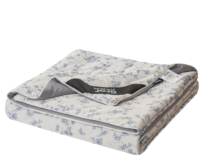 NATURALLY JOJO 石墨烯冰絲雪糕涼感被 1件, 煙灰虞美人