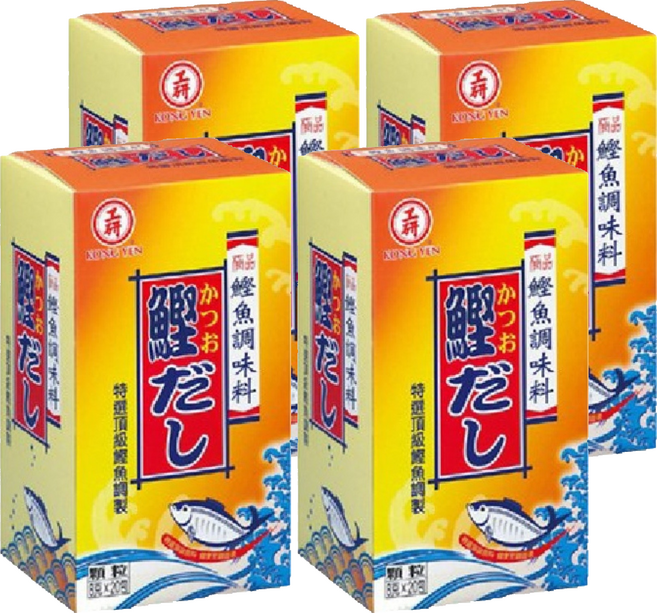 KONG YEN 工研 鰹魚調味料家庭號 20包, 160g, 4盒