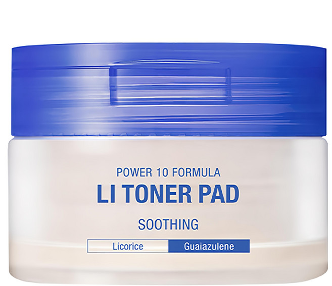 It’S SKIN 能量10配方 甘草癒創木薁化妝水棉片 140毫升, 60片, 1罐