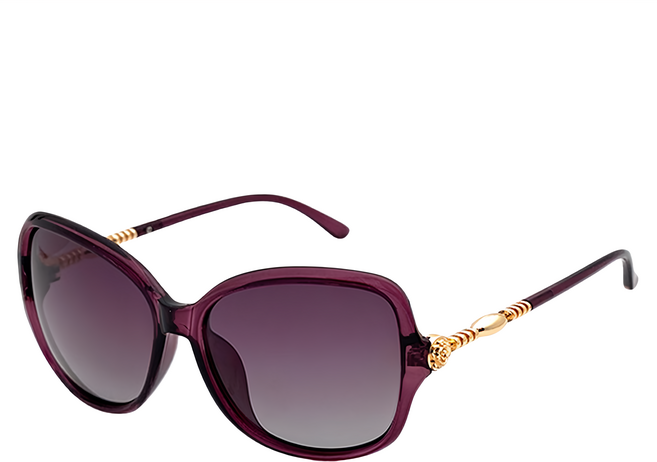 MEGASOL 寶麗萊 UV400偏光時尚淑女仕感光智能變色太陽眼鏡 BS1906