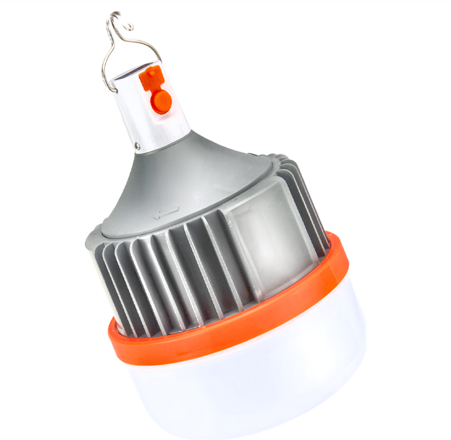 RONEVER LED伸縮式充電吊燈 200W 18cm 263g, 1個, 橘灰色