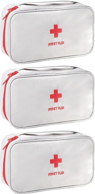 小麥購物 醫藥急救包 24 x 14.5 x 7.5cm 質感灰 70g, 3個