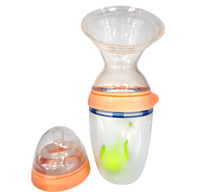 Haakaa 第三代多功能哺餵入門款 2 in 1 250ml集乳瓶, 粉膚色, 1組