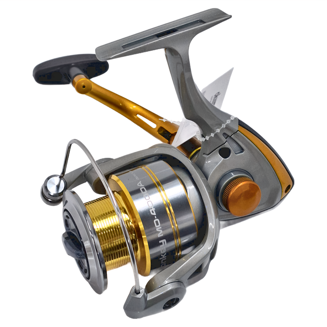 okuma 寶熊釣具 MONKEY捲線器 MO4000, Monkey 4000A, 金色、銀色