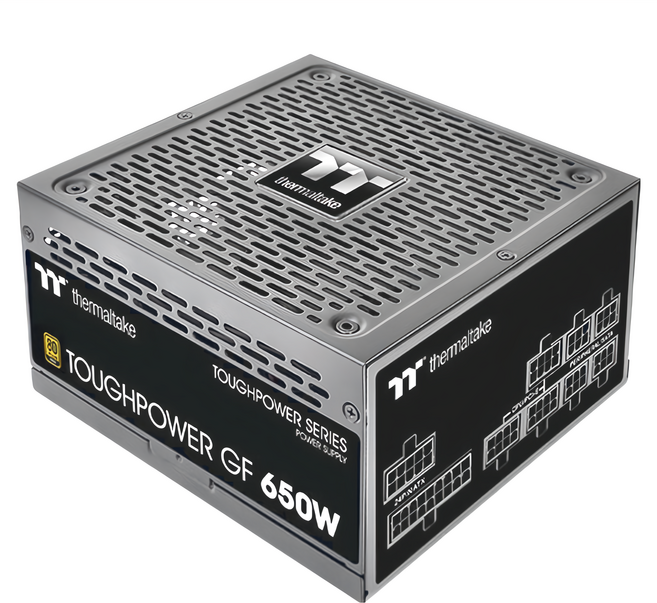 thermaltake 曜越 Toughpower GF 650W 金牌 全模全日雙八 不發光 原廠保固, PS‑TPD‑0650FNFAGT-3, 1個