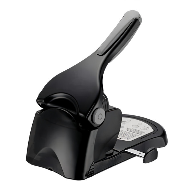 KW-triO 堡勝企業 打孔機 2孔 省力重型, 黑色, 1個