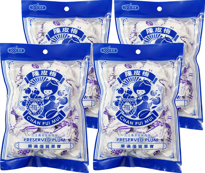 惠香 陳皮梅, 130g, 4袋